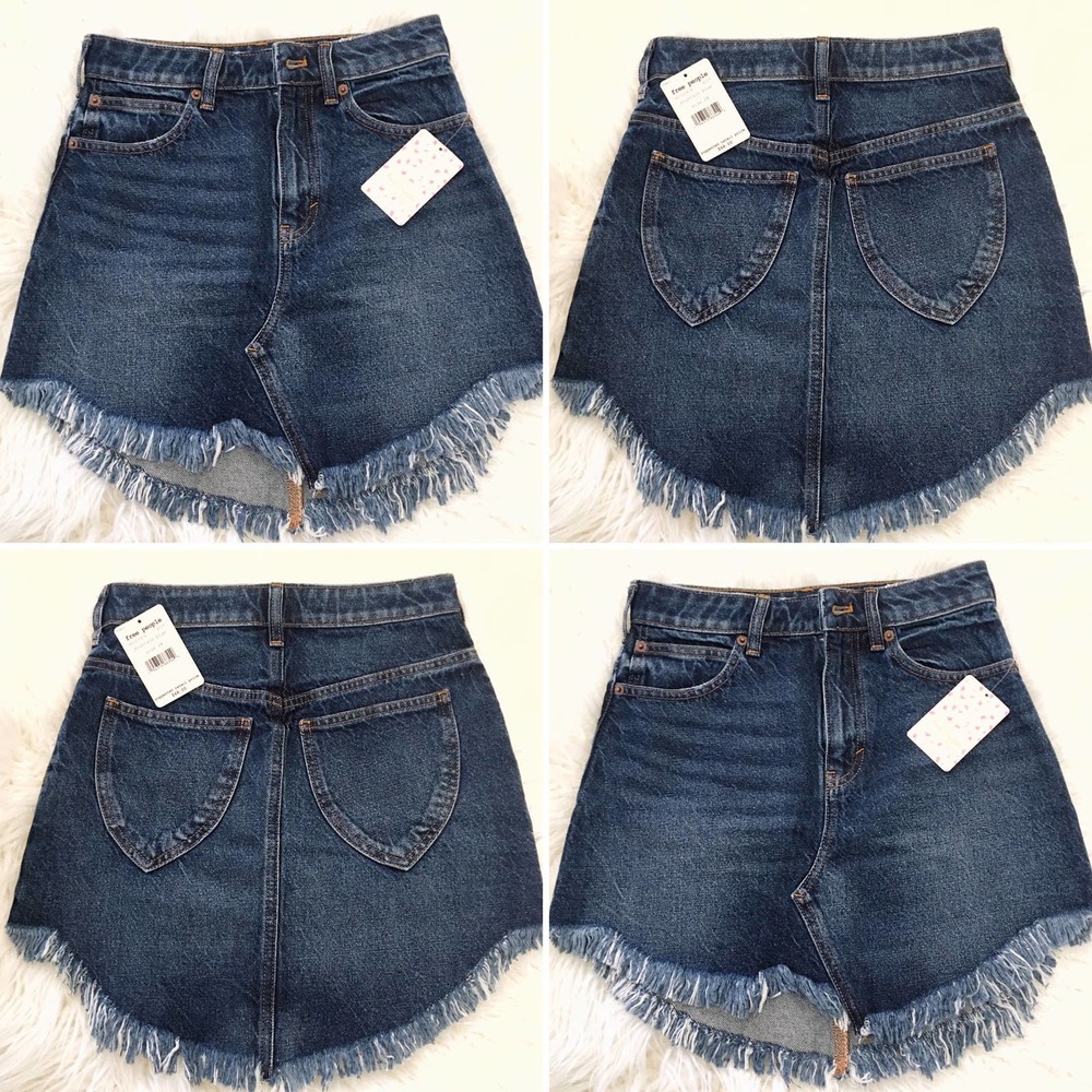 Free People NWT Mountain Blue Skirt - 25